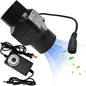 2 Inch Inline Duct Fan 12V 6W Extractor Fans Variable Speed Ventilation by Unknown