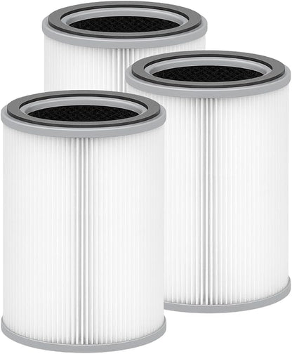 Nispira 3-in-1 True HEPA with Activated Charcoal Replacement Filters, by Nispira