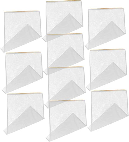 10pcs Honey Strainer Bag Wear-Resistant Mesh Filter Tool by AUTSUPPL