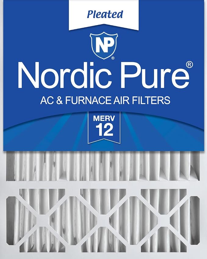 Nordic Pure 16x25x5 Honeywell/Lennox Replacement MERV 12 Air Filter 1 Pack by NordicPure