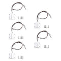 VictorsHome Magnetic Reed Switch NC NO COM Surface Mount Wired Door Window Contact Sensor with Adhesive Paper for Home Security and Burglar Alarm Systems MC-38 5pcs