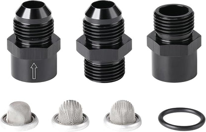 8AN Inline Fuel & Oil Feed Filter Set - Image 3