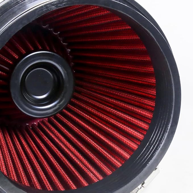 Universal 6" 152mm igh-Flow Air Filter, Reusable Cone Cold Air Intake, High - Image 9