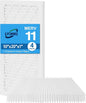 10x20x1 MERV 11 Air Filter, Quality AC/HVAC Furnace Filter，1 Reusable ABS Frame by LYJHKJ