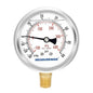 MEASUREMAN 2-1/2" Dial Size, Glycerin Filled Pressure Gauge, 30inHG-60psi by MEASUREMAN