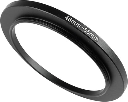 46-55mm Metal Step-Up Ring Adapter Compatible by Unknown
