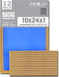 10x24x1 Air Filter Comparable to MPR 100 Basic Economy Furnace Filters by AIRXFILTERSWICKEDCLEANAIR