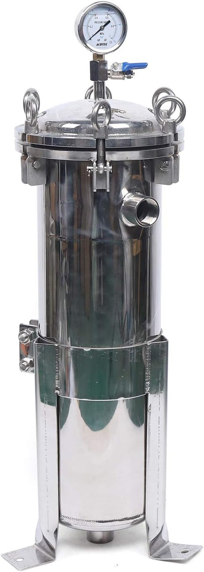 304 Stainless Steel Bag Filter Housing, Industrial Process Filter Housings by MuChaIOAK