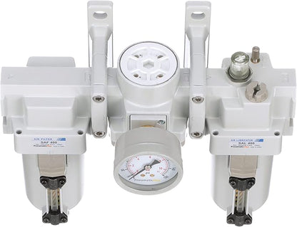 PneumaticPlus SAU400-N06G-MEP Compressed Air Filter Regulator Lubricator Combo - Image 7