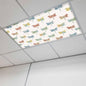 Fluorescent Light Covers for Ceiling Lights Watercolor Dragonfly Magnetic Light by Home+L6