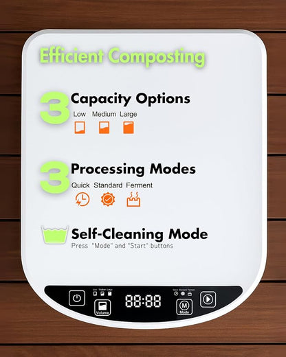 Electric Composter for Kitchen, Compost Bin - 4L Large Capacity - Image 3