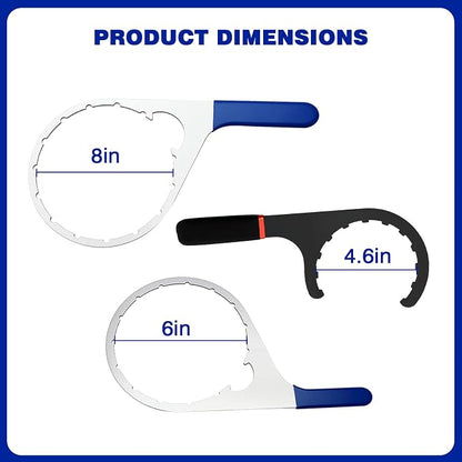 4.6/6/8-Inch Fuel Filter Wrench Set Compatible - Image 5