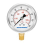 MEASUREMAN 2-1/2inch Dial Size, Oil Filled Pressure Gauge, 0-160psi/kpa by MEASUREMAN