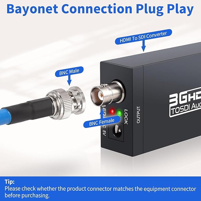 Superbat SDI Cable Long 75 Ohm BNC Cable 3G/6G/12G (Belden 1694A)，1-300FT, Support HD-SDI/3G-SDI/6G-SDI/4K/8K Video,Precision SDI Camera Wire (1Pcs)