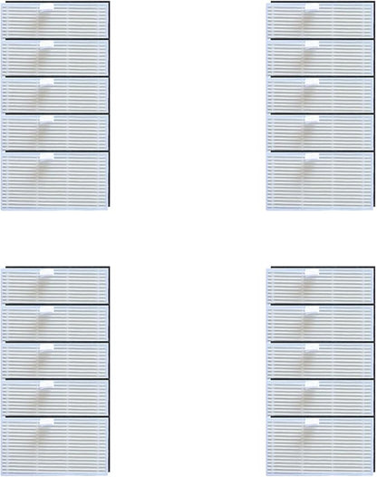 Washable HEPA Filters For Uninell UR3 Robot Vacuum Cleaner, Filter Paper by Lioaeust