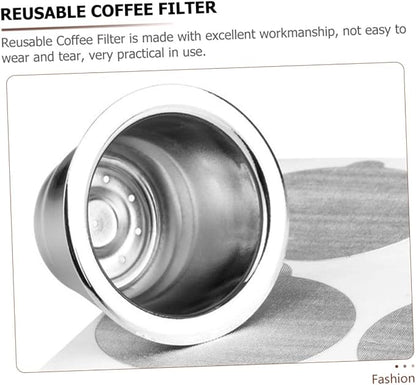 Homoyoyo 6pcs Reusable Coffee Filter Cups Compact Professional Coffee Strainers - Image 8