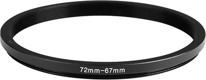 72-67mm Metal Step-Up/Down Ring Adapter Compatible - Image 3
