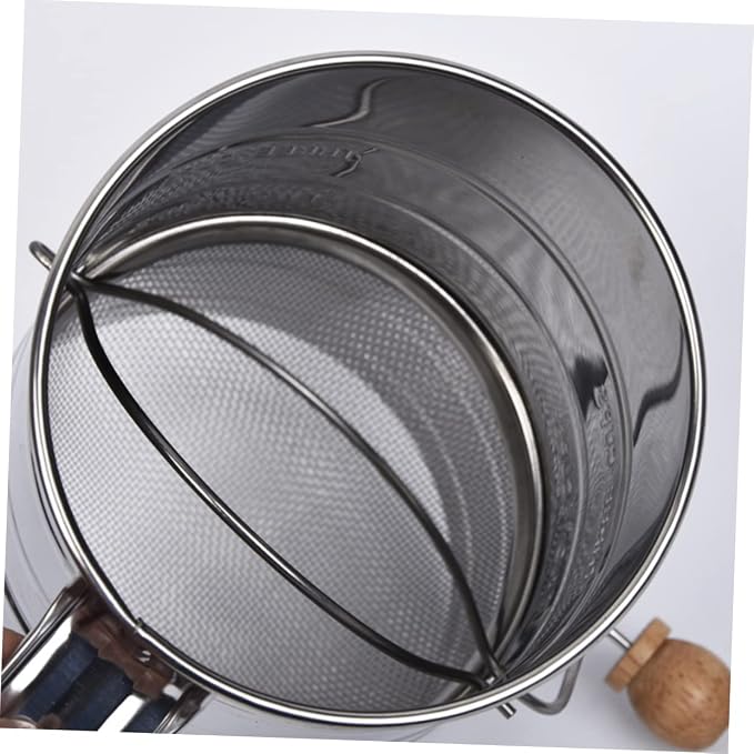 Sifting Strainer Fine Mesh Screen Stainless Steel Powdered Sugar Net - Image 7