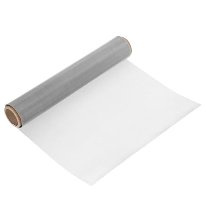 uxcell 2Pcs 50 Mesh 39" x 12" Woven Wire Mesh, 304 Stainless Steel Air Vent by uxcell