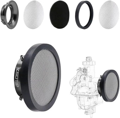 40mm Carburetor Velocity Stack Air Filter Cleaner Modified Trumpet by ZSDTRP