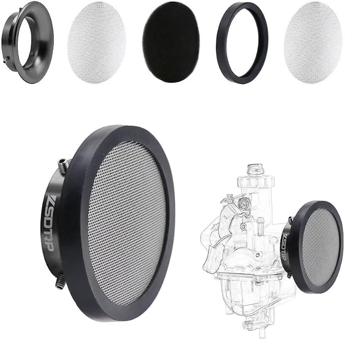 Carburetor Carb Velocity Stack 44mm Air Cleaner Filter Modified Trumpet by ZSDTRP