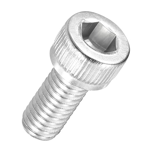 Kozelo 20pcs Socket Head Cap Screws - [M6-1 x 14mm] 304 Stainless Steel Allen Socket Drive for Electrical Motor 3D Printing Fan Engine Replacement Use, Silver
