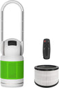 Bladeless Tower Fan and Air Purifier in One 32-Inch, HEPA-filter, Oscillating by Mitcent