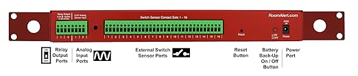 Room Alert 32S Proactive Secure Environment Monitor - Essentials Bundle (Monitor Plus 8 Additional Sensors)