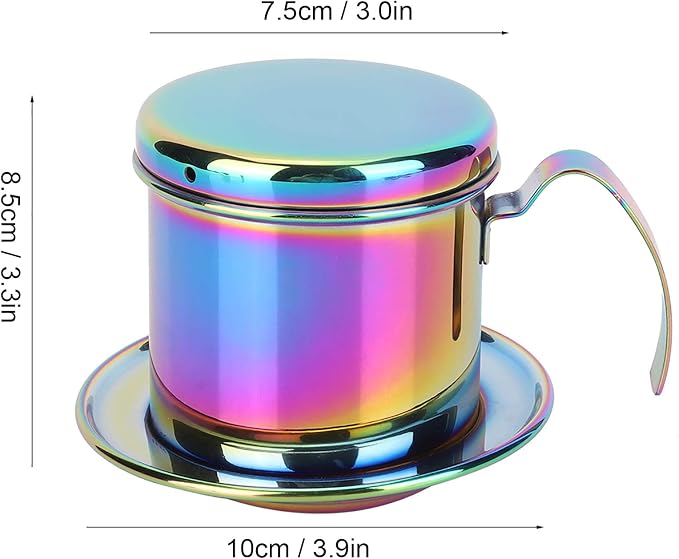 Portable Stainless Steel Coffee Drip Filter, High Density Filter - Image 5