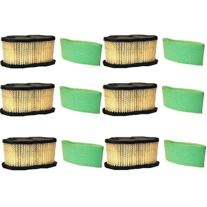 Stevens Lake Parts Set of 6 Air Filter & Pre-Filter Set Fits Universal Products by Unknown