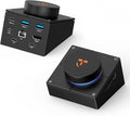 TobenONE 10-in-1 Shortcut-Key Docking Station with 4 Shortcut Button and Volume Knob, USB C Dock with 4K@60Hz HDMI, 100W PD, 3 USB, Ethernet, Audio, SD/microSD for MacBook, Windows, Chrome, Mac mini