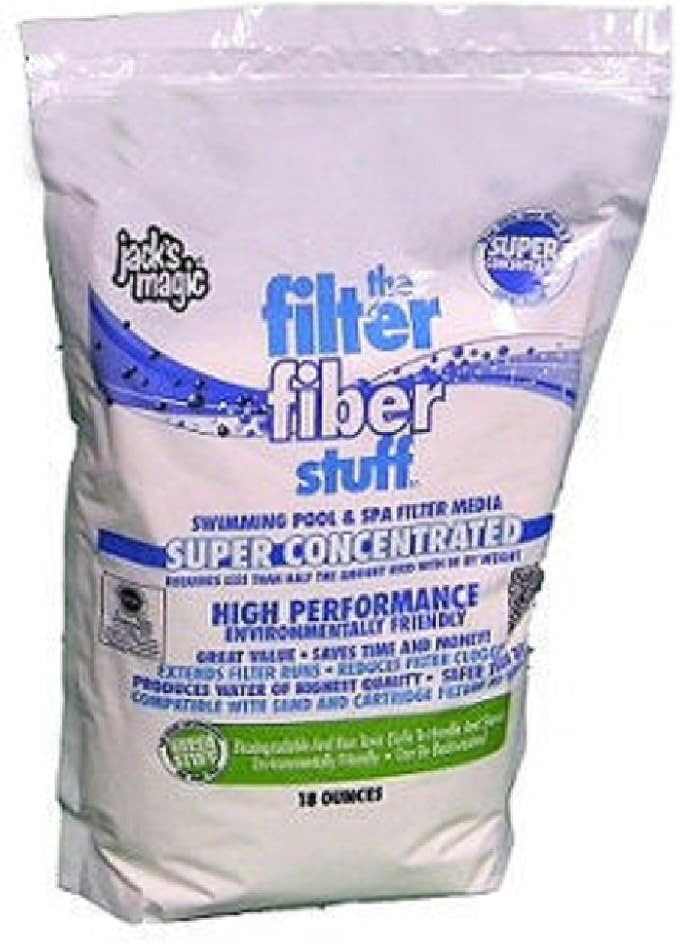 Jack's Magic The Filter Fiber Stuff Pool Filter Media 18 Ounce JMFIBER18 by Jack%27s+Magic