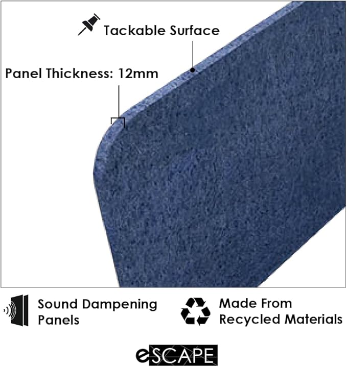 Escape Acoustic Wall Art | Matrix Design | Suspended Sound Proofing Panels | Eco-Friendly Recycled Material | 4X7 | Orange Yellow
