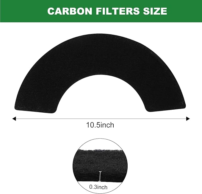 8 Pack Carbon Filters Compatible - Image 2