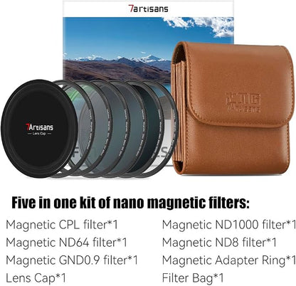 7artisans Nano Magnetic Filter UV Filter ND Light Reduction Filter/CPL - Image 6