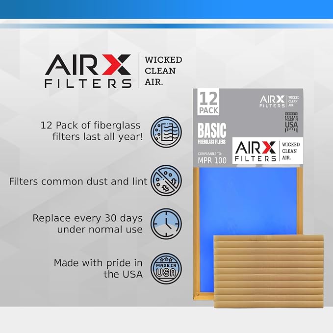 20x22.5x1 Air Filter Comparable to MPR 100 Basic Economy Furnace Filters - Image 4