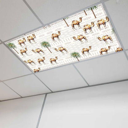Fluorescent Light Covers for Ceiling Lights Desert Camel Magnetic Light Filters by Home+L6