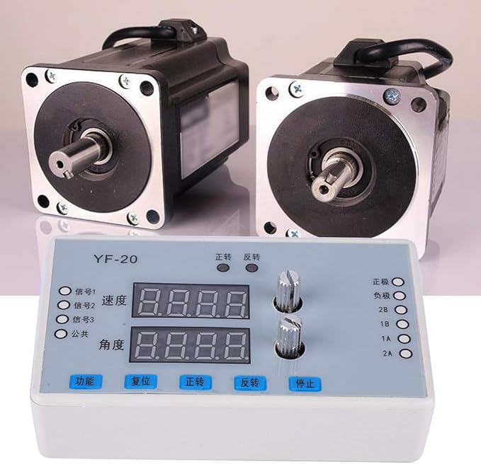 Digital Display Stepper Motor Speed Controller Governor Driver Control Module High Precision Adjustable Speed Real Time Display for DIY Robotics Projects 7 30V DC Power Supply