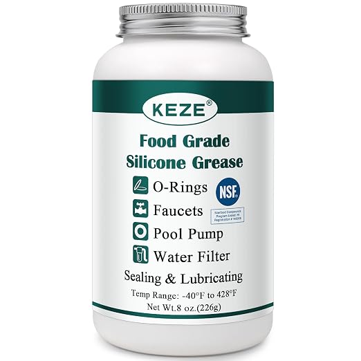 KEZE Pool Lube for O Ring Food Grade Waterproof Silicone Faucet Grease for Pool by KEZE