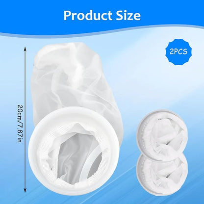 2Pcs Rain Water Filter, 8 Inch IBC Lid Filter, Nylon IBC Tote Cover, Stretchy - Image 4
