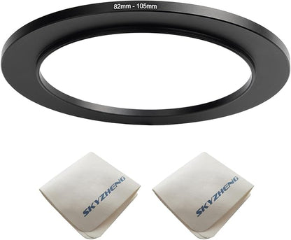 82mm Lens to 105mm Camera Lens Adapter 82mm to 105mm Step Up Ring Adapter Ring by SKYZHENG