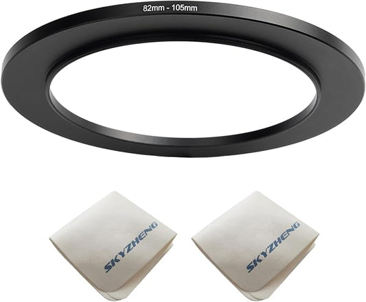 82mm Lens to 105mm Camera Lens Adapter 82mm to 105mm Step Up Ring Adapter Ring by SKYZHENG