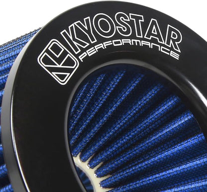 KYOSTAR Universal 3/3.5/4" High-Flow Air Filter, Reusable Cone Cold Air Intake - Image 8