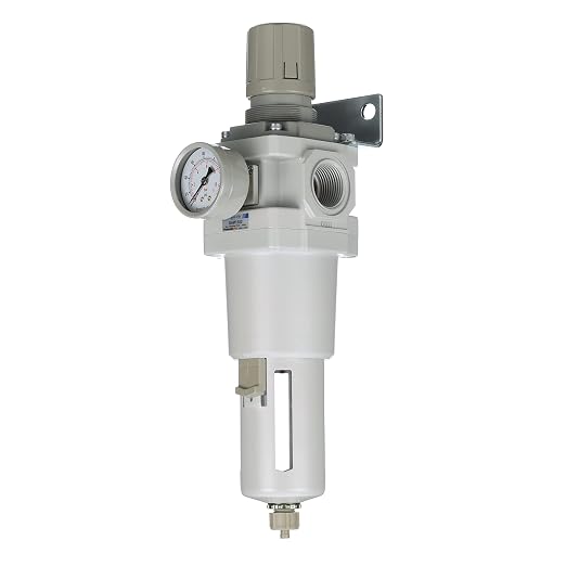 PneumaticPlus SAW600-N10BG Compressed Air Filter Regulator Piggyback Combo 1" - Image 3
