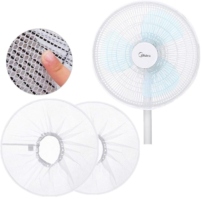 2 Pack - 18" Fan Safety Protection Cover, Kids Finger Protect Fan Net Guard by CODEAR