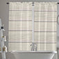 Vintage Country Wooden Board Window Valance Curtains, Gradient Wood Grain Line by IDOWMAT