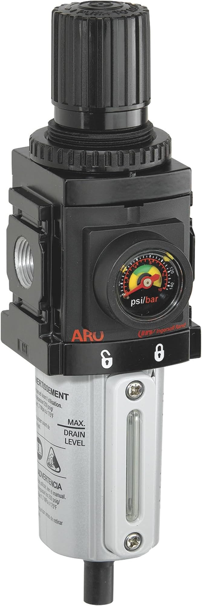 ARO P39234-600-VS Air Filter-Regulator Piggyback, 3/8" NPT - Image 6