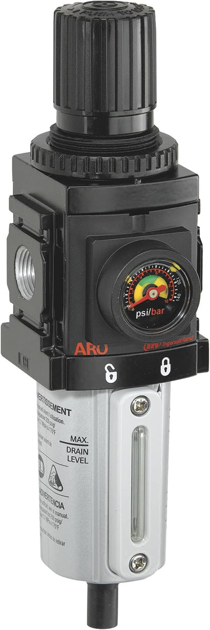 ARO P39234-600-VS Air Filter-Regulator Piggyback, 3/8" NPT by IngersollRand