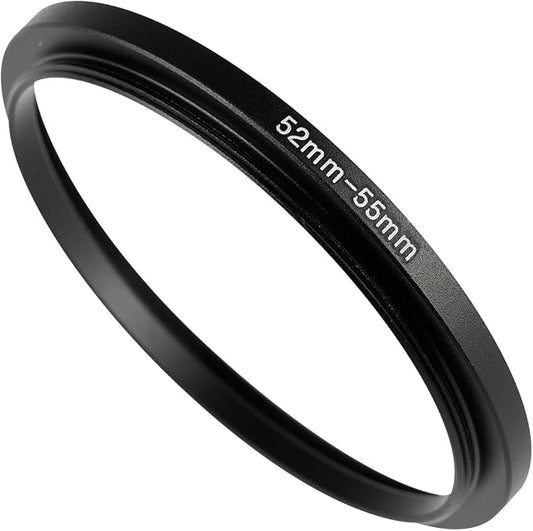 52-55mm Metal Step-Up/Down Ring Adapter Compatible by Unknown