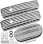 Tall Valve Covers For SBC 283 305 327 350 400 1958-1986 and 15" Oval Air by IMOOA